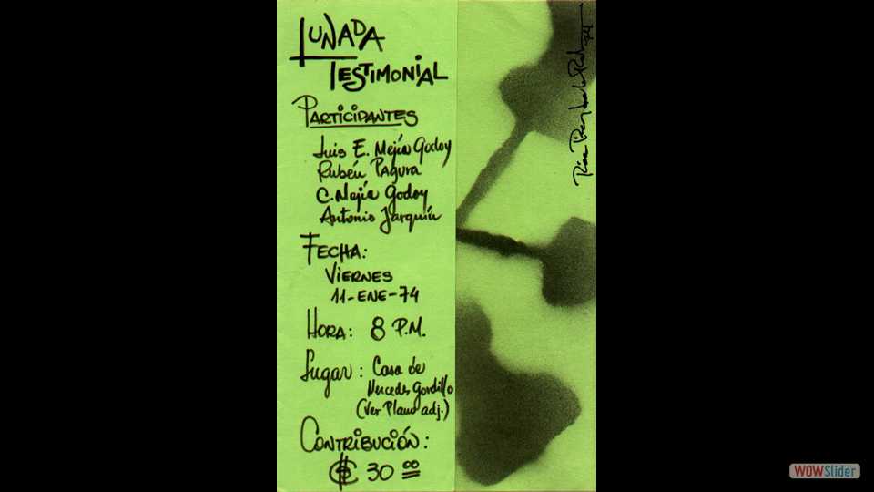 Lunada sandinista - Managua 1974